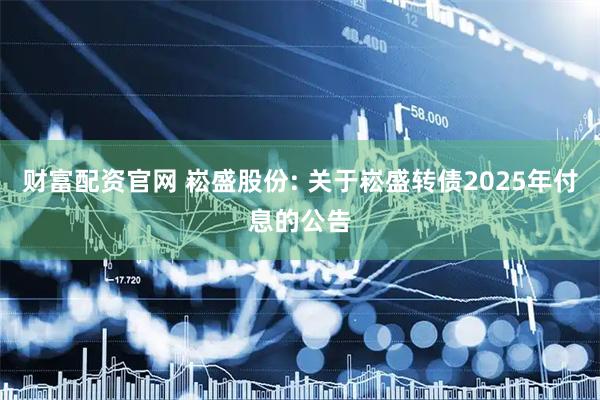 财富配资官网 崧盛股份: 关于崧盛转债2025年付息的公告