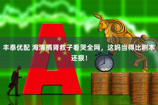 丰泰优配 海清捐肾救子看哭全网，这妈当得比剧本还狠！